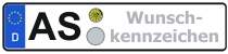 [Online-Wunschkennzeichen]