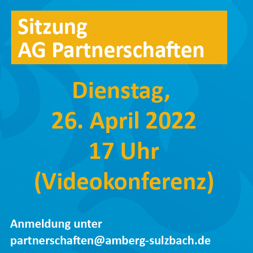 Sitzung AG Partnerschaften am 26. April 2022