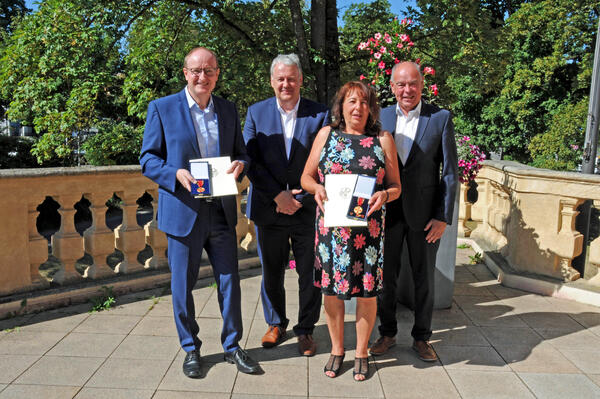 Bundesverdienstorden f&uuml;r das Ehepaar Fleischmann