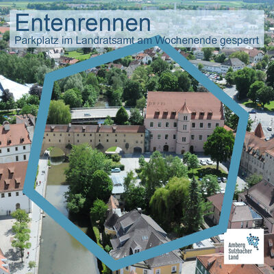 Entenrennen Parkplatz gesperrt