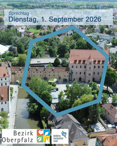Der n&auml;chste Sprechtag des Bezirks Oberpfalz am Landratsamt Amberg-Sulzbach ist am 1. September 2026.