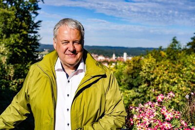 Portr�t Landrat Richard Reisinger auf dem Annaberg