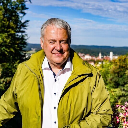Portr&auml;t Landrat Richard Reisinger auf dem Annaberg
