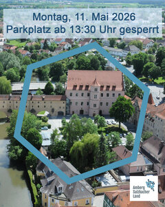 Parkplatz am 11. Mai gesperrt