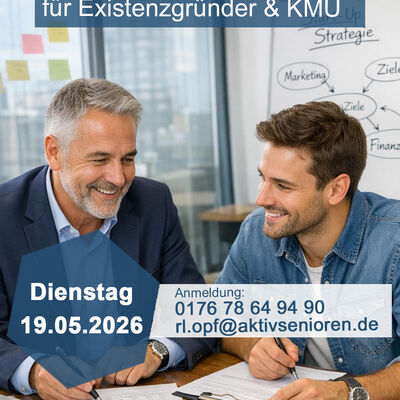 Wirtschaftsf&ouml;rderung: Sprechtag AktivSenioren Mai 2026