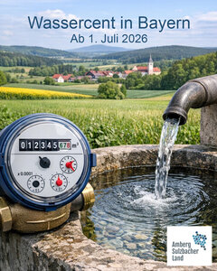 Wassercent ab 1. Juli 2026