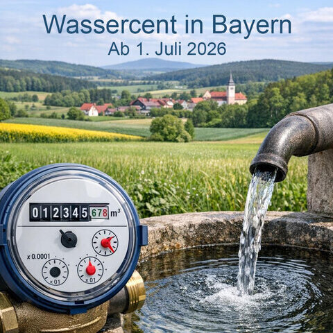 Wassercent ab 1. Juli 2026