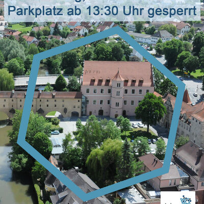 Parkplatz am 29. Juni 2026 gesperrt