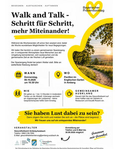 Plakat Walk and Talk 2026
