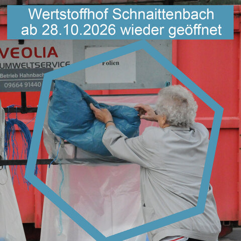 Wertstoffhof Schnaittenbach nach Bauarbeiten an B14 wieder ge&ouml;ffnet