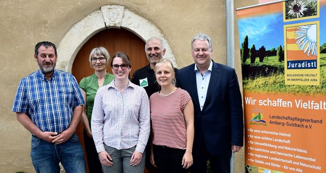 Das Team der Geschäftsstelle des Landschaftspflegeverbandes Amberg-Sulzbach e. V.