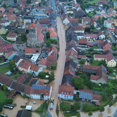 Hochwasser in Hahnbach