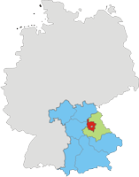 Deutschlandkarte - Landkreis Amberg-Sulzbach